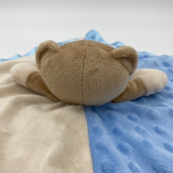 Baby Gear Silly Monkey Security Blanket Lovey Blue Tan 14.5x 14.5 Soft Plush Toy - Picture 7 of 8